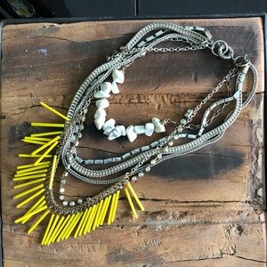 Anthropologie statement necklace